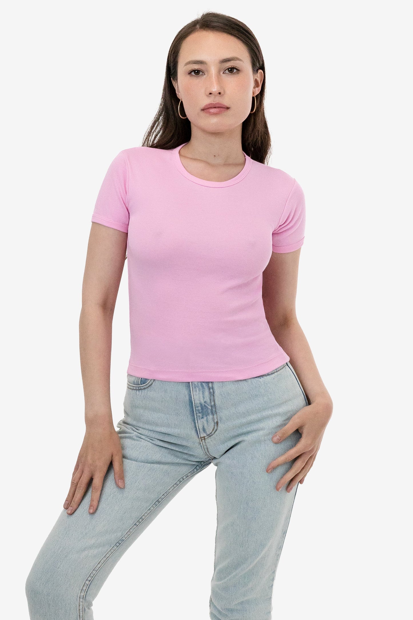 Los Angeles Apparel - 43005 - Classic Crewneck Baby Tee