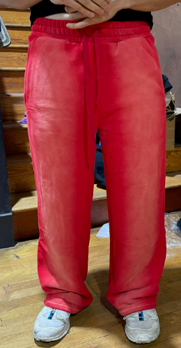 Straight Leg Potassium Sprayed Distressed